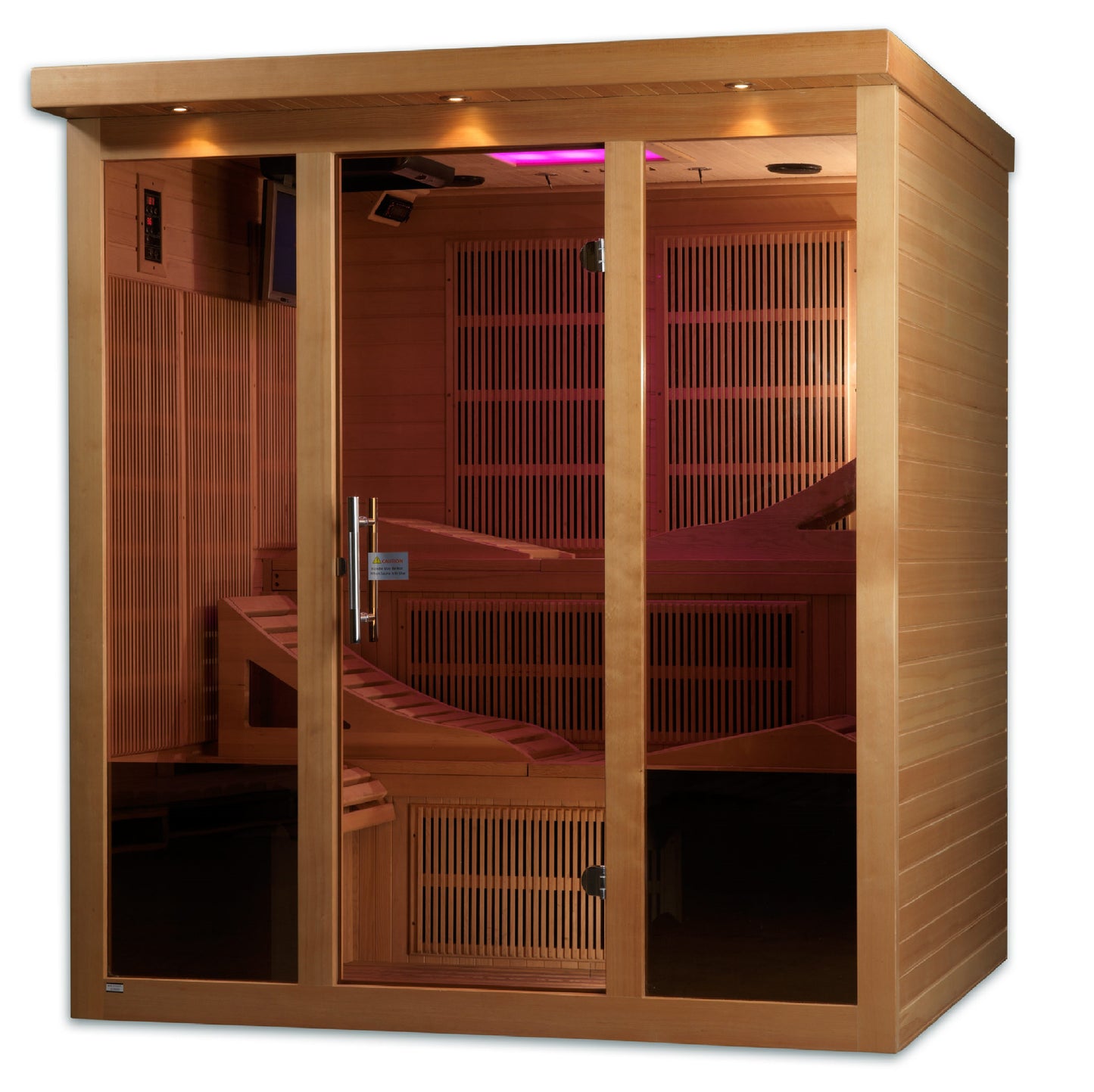 Golden Designs Monaco 6-Person PureTech™ Near Zero EMF FAR Infrared Sauna&nbsp;.