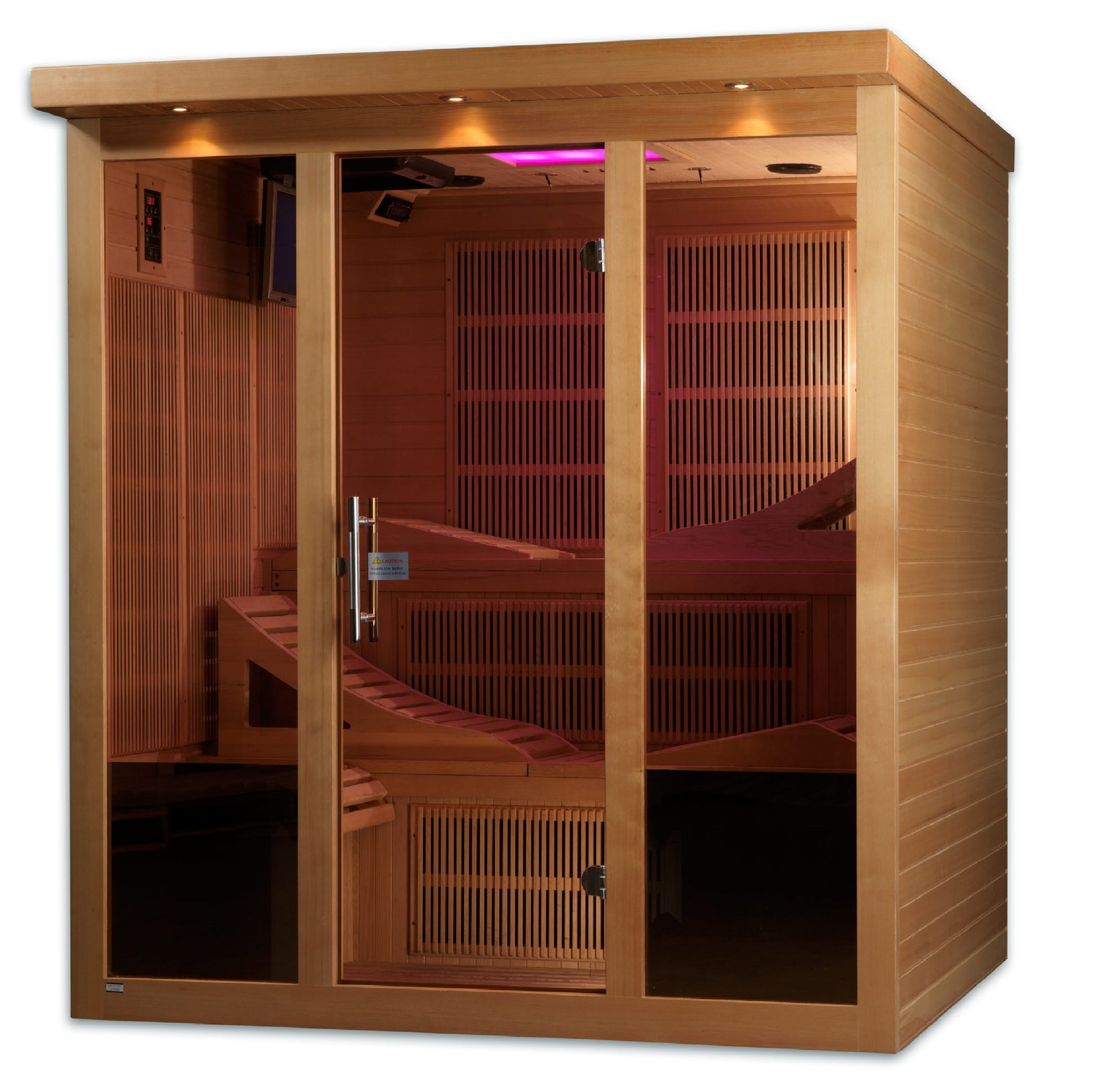 Golden Designs Monaco 6-Person PureTech™ Near Zero EMF FAR Infrared Sauna&nbsp;.