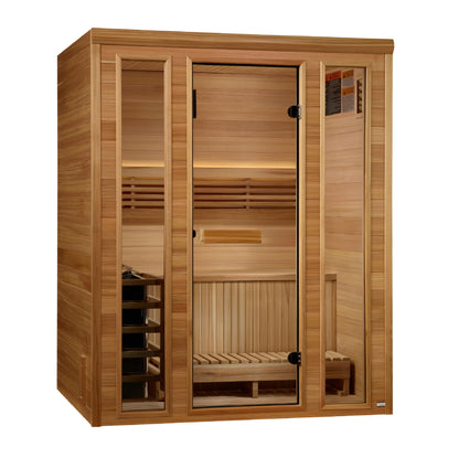 Golden Designs Andermatt 3 Person Traditional Steam Sauna