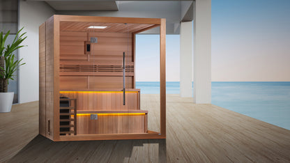 Golden Designs Kuusamo 6 Person Traditional Sauna
