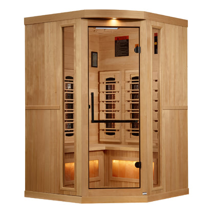 Golden Designs 4-Person Full Spectrum PureTech™ Near Zero EMF FAR Infrared Sauna.