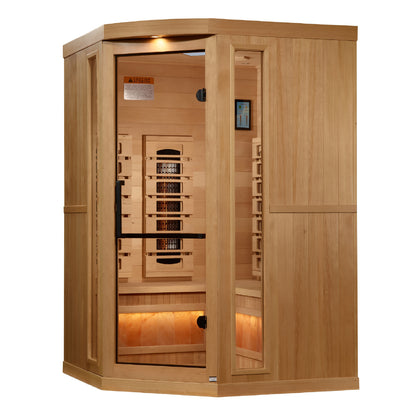 Golden Designs 4-Person Full Spectrum PureTech™ Near Zero EMF FAR Infrared Sauna.