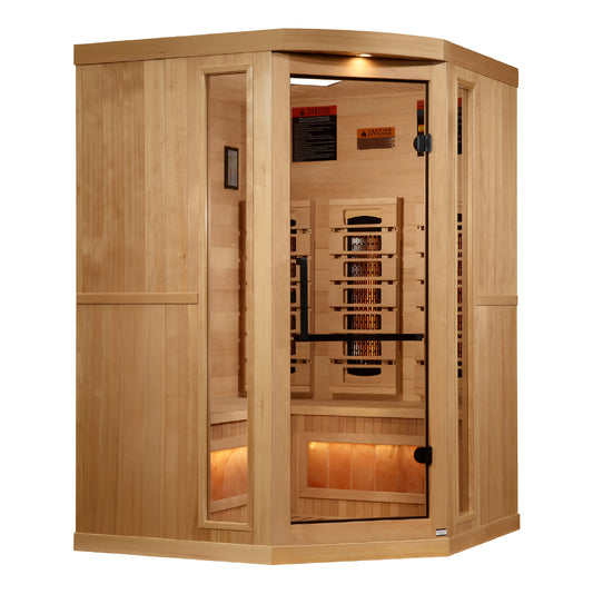 Golden Designs 4-Person Full Spectrum PureTech™ Near Zero EMF FAR Infrared Sauna.