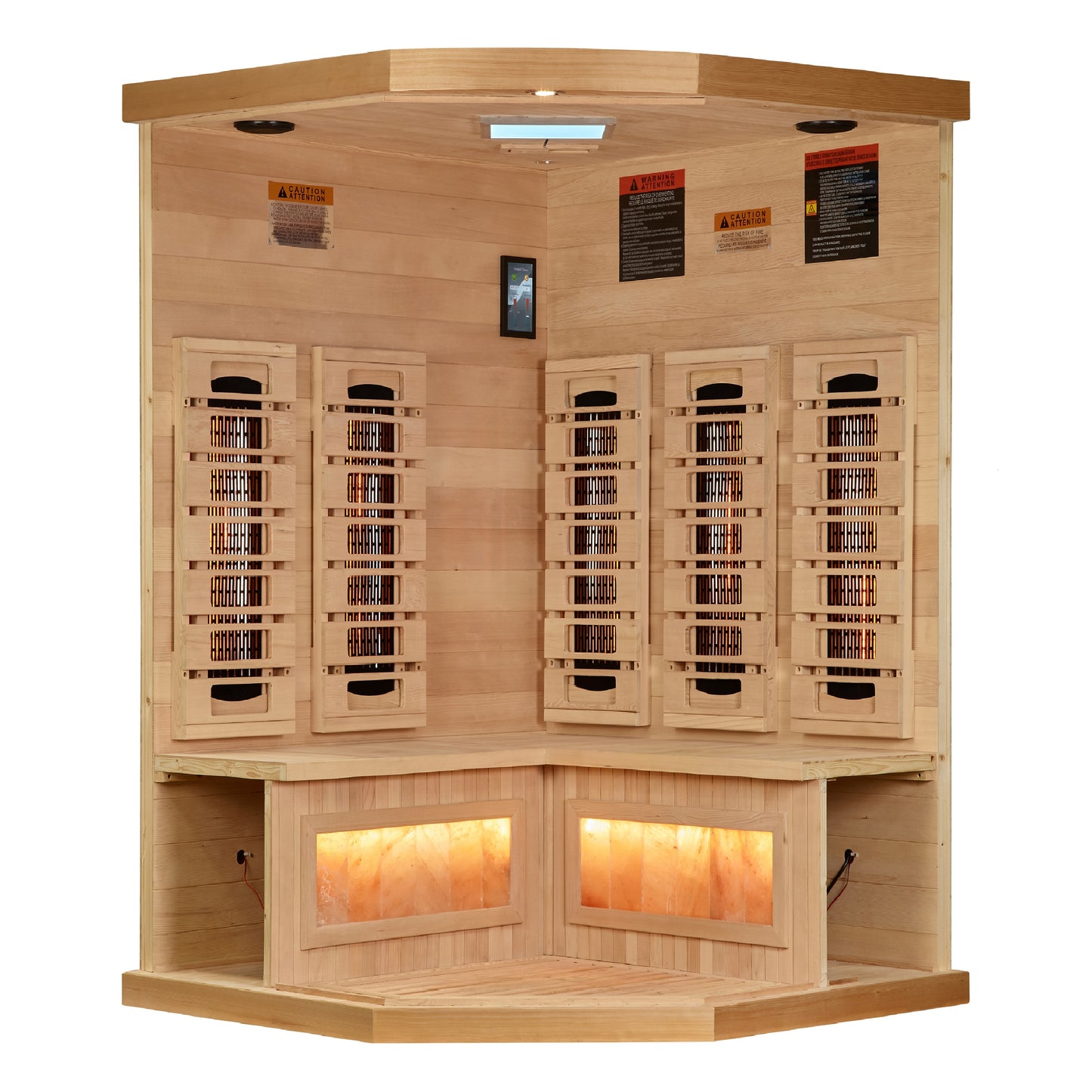 Golden Designs 4-Person Full Spectrum PureTech™ Near Zero EMF FAR Infrared Sauna.