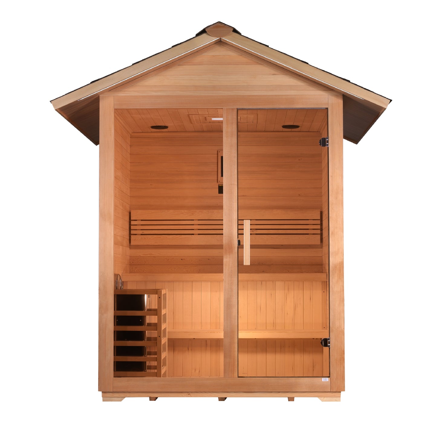 Golden Designs Arlberg 3 Person Traditional Outdoor Steam Sauna