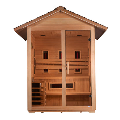 Golden Designs Carinthia 3 Person Hybrid Outdoor Sauna