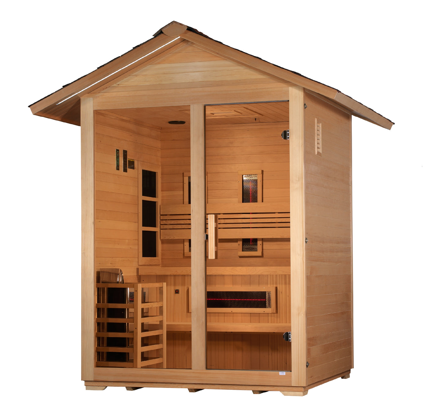 Golden Designs Carinthia 3 Person Hybrid Outdoor Sauna