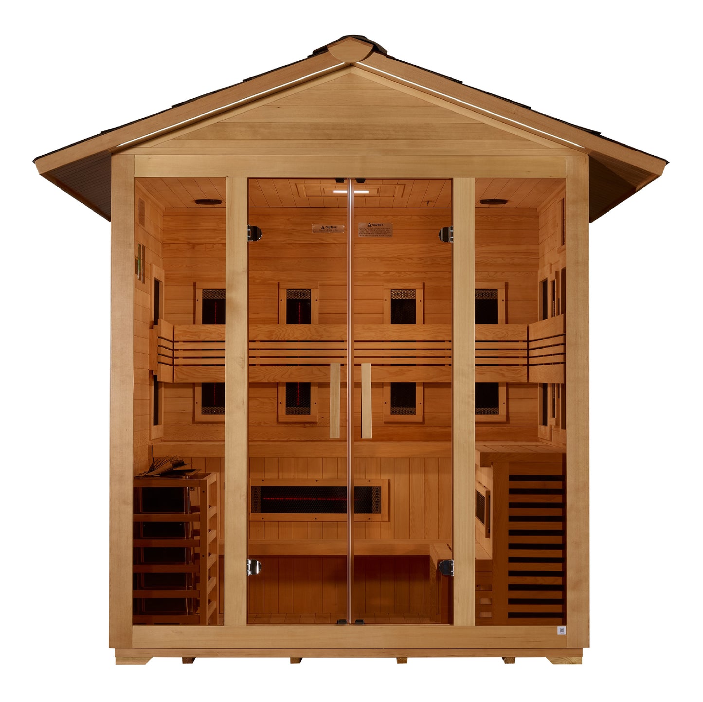Golden Designs Gargellen 5 Person Hybrid Outdoor Sauna