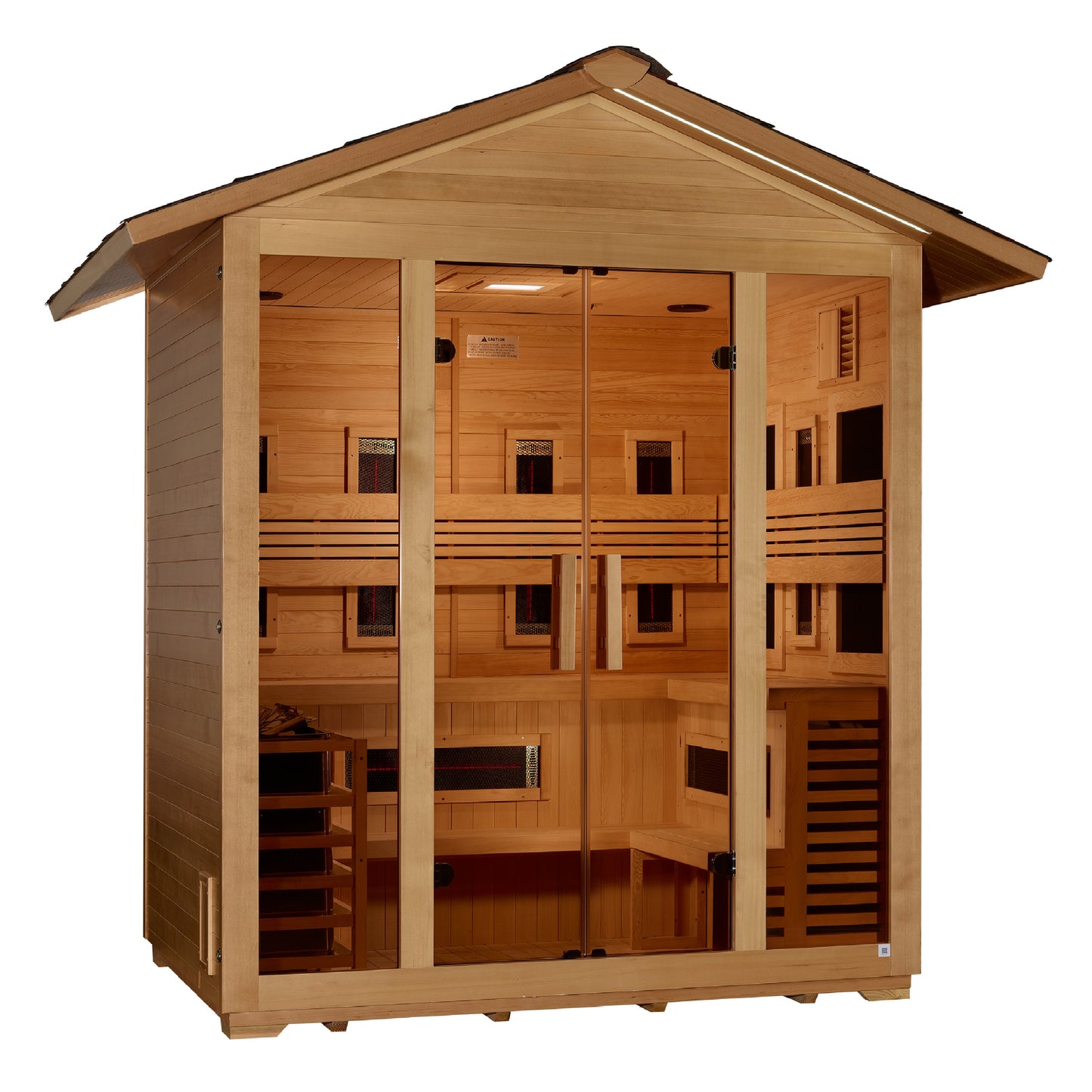 Golden Designs Gargellen 5 Person Hybrid Outdoor Sauna