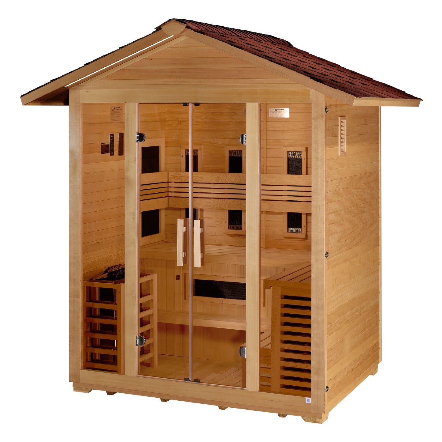Golden Designs Gargellen 5 Person Hybrid Outdoor Sauna