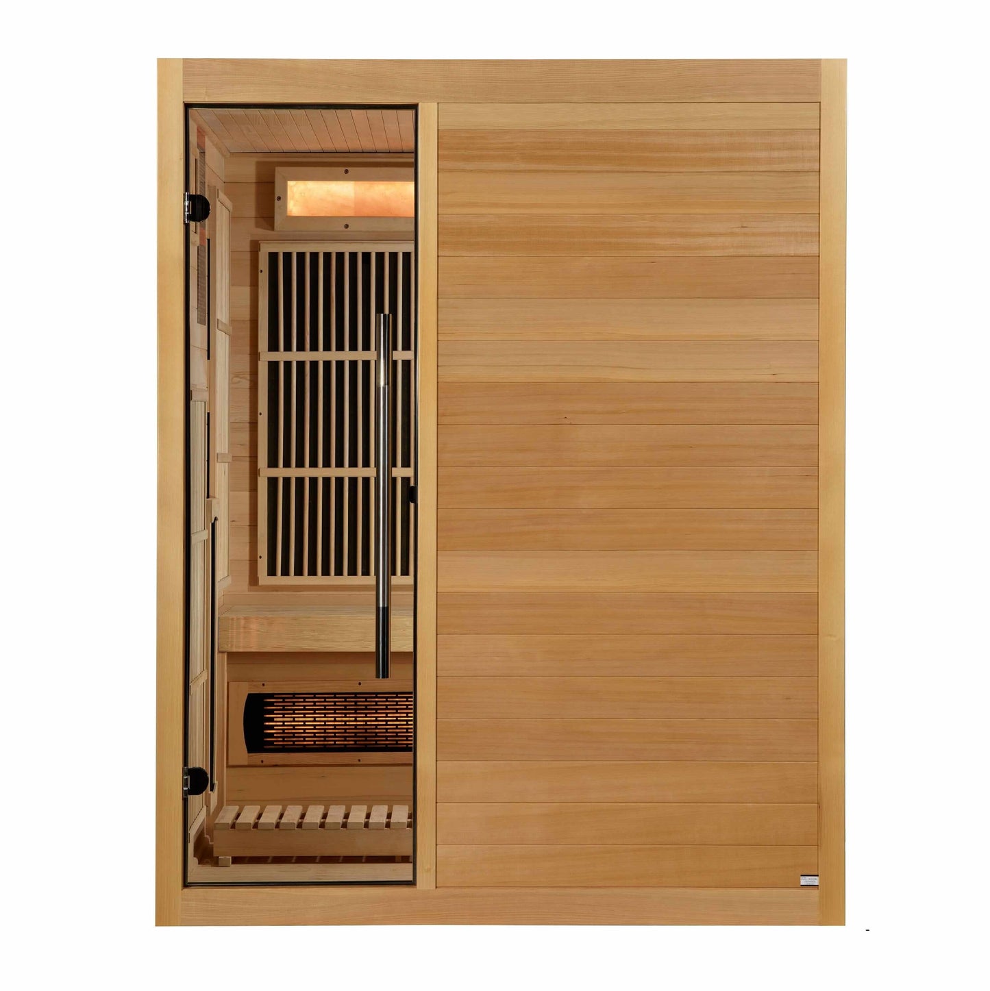 Golden Designs Soria 3-Person Full Spectrum Hybrid Sauna - EverVibe Life