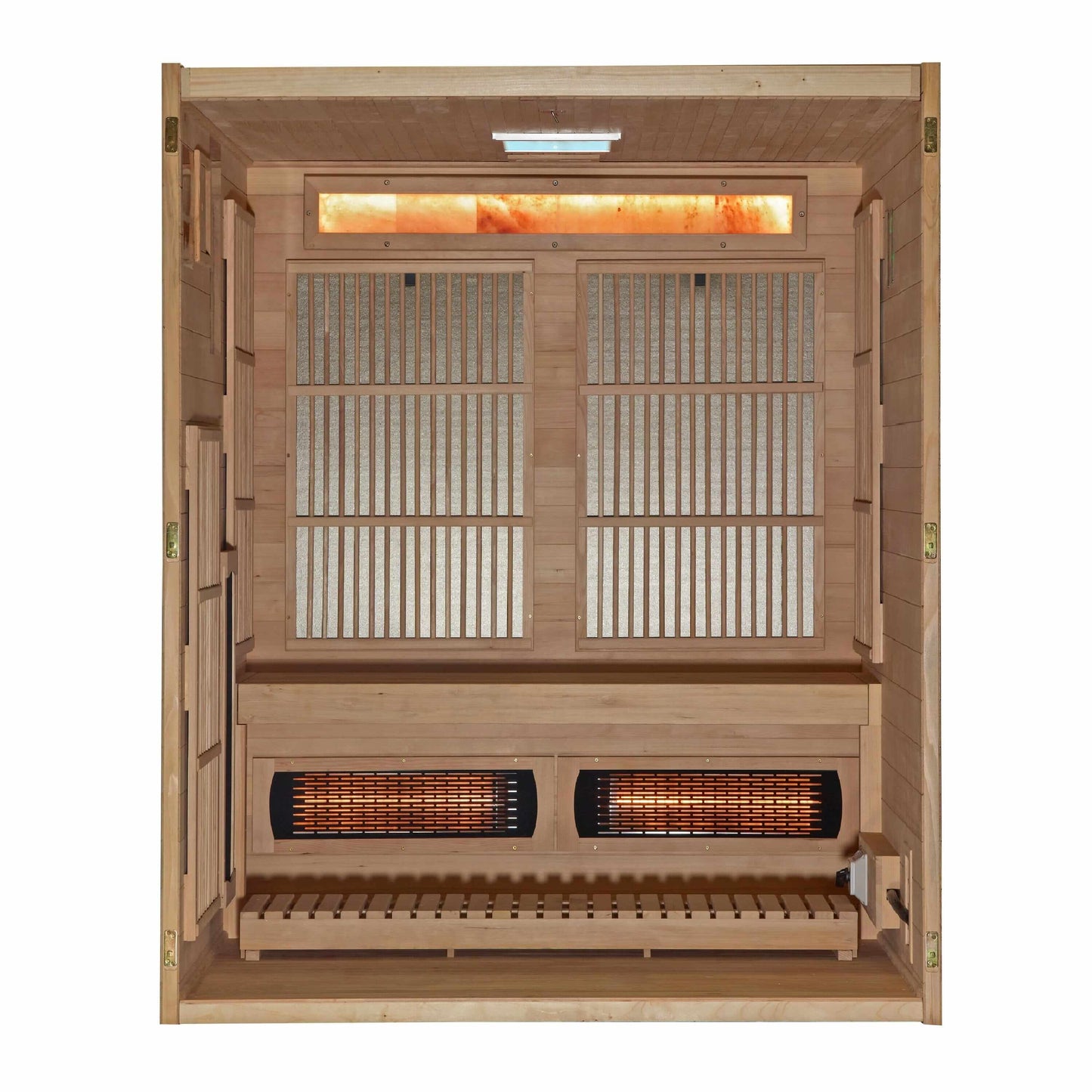Golden Designs Soria 3-Person Full Spectrum Hybrid Sauna - EverVibe Life