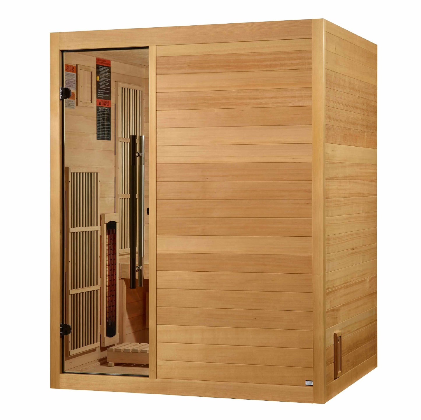 Golden Designs Soria 3-Person Full Spectrum Hybrid Sauna - EverVibe Life