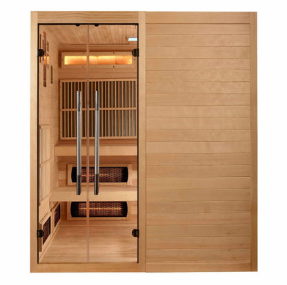 Golden Designs Toledo 6-Person Full Spectrum Hybrid Sauna Sauna Golden Designs 