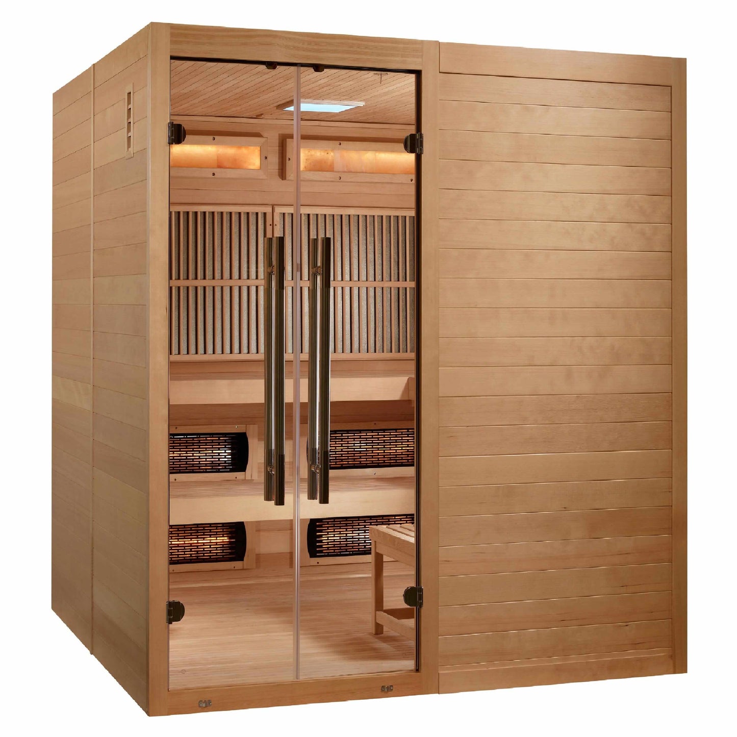 Golden Designs Toledo 6-Person Full Spectrum Hybrid Sauna Sauna Golden Designs 