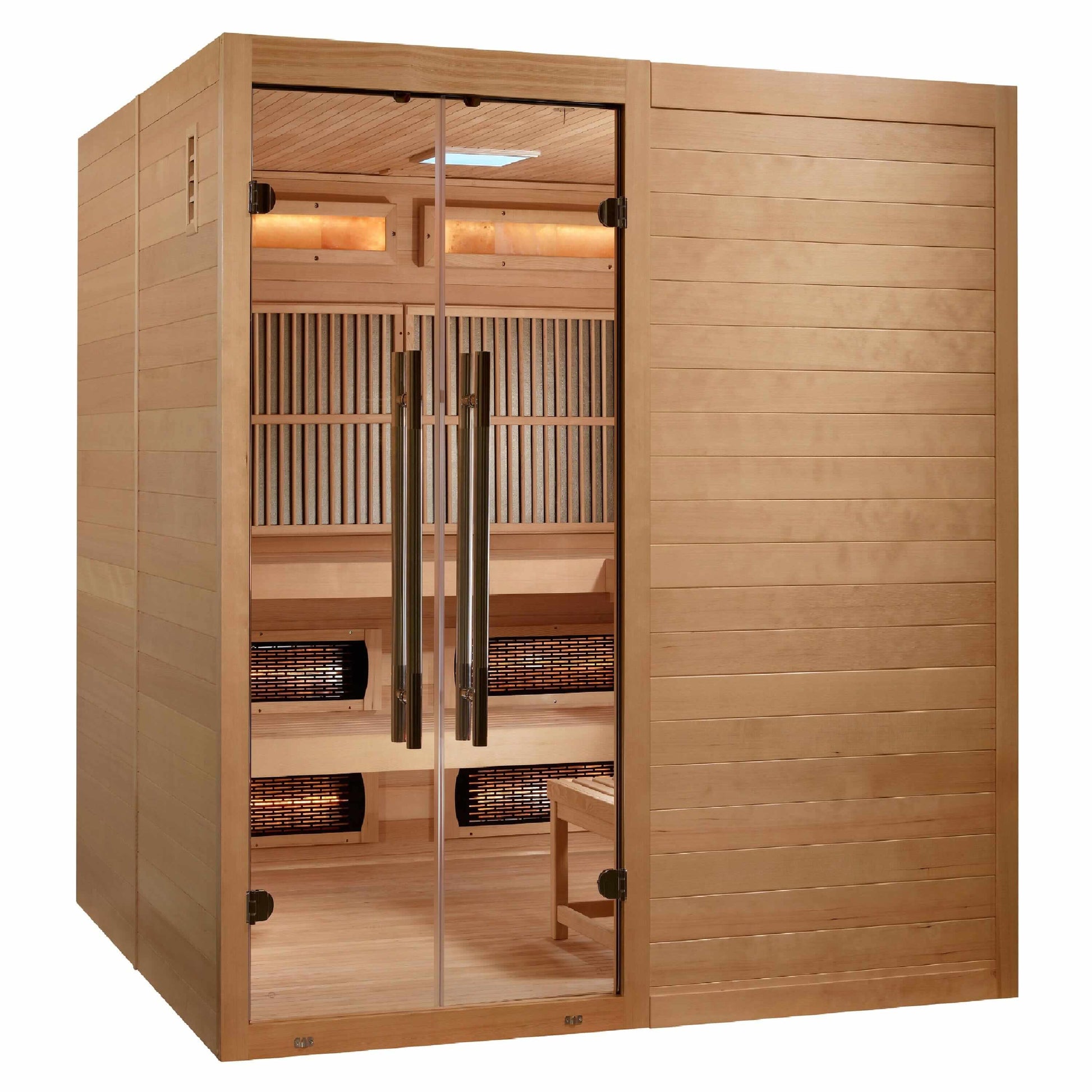 Golden Designs Toledo 6-Person Full Spectrum Hybrid Sauna Sauna Golden Designs 