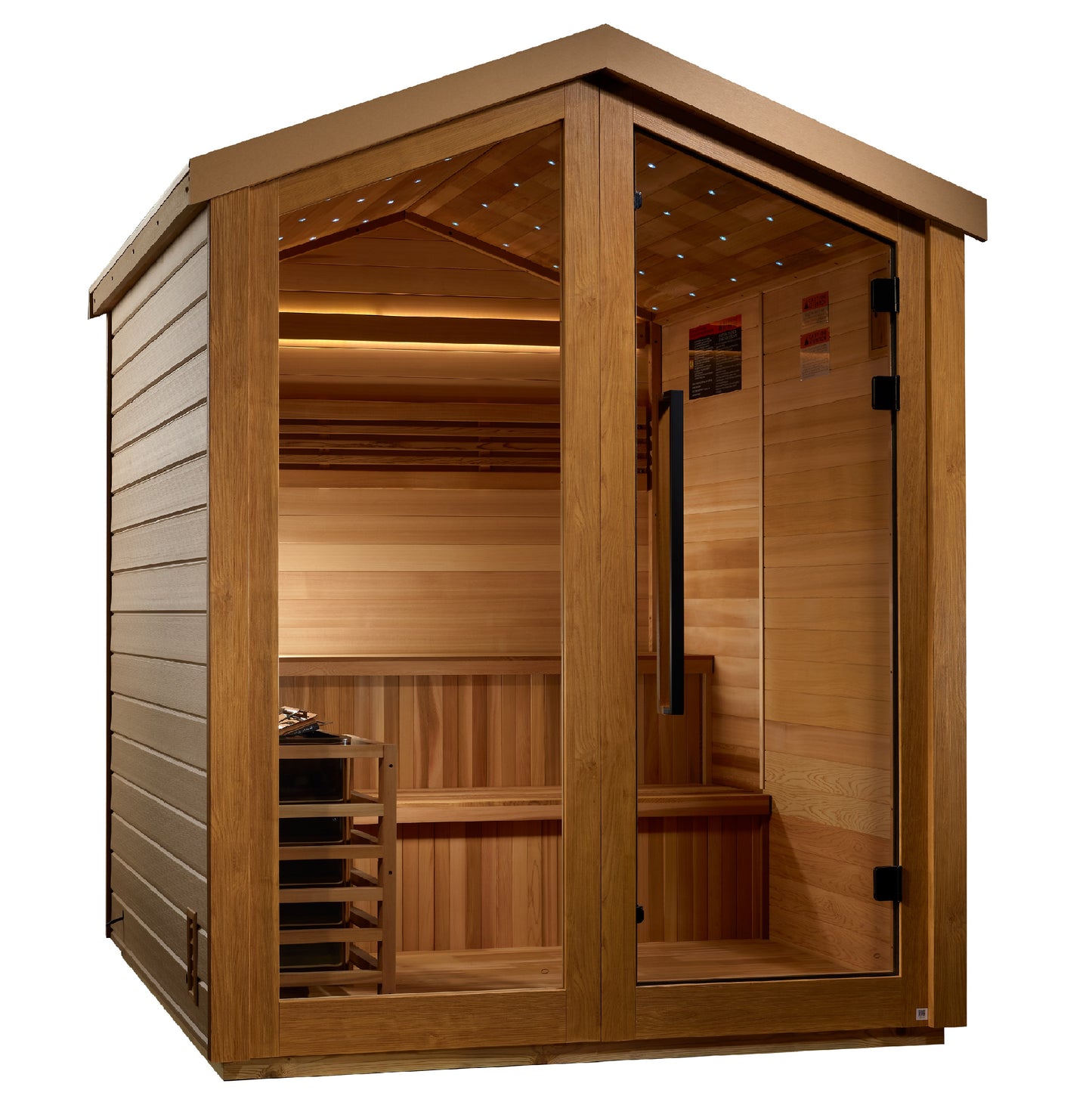 Golden Designs Kaarina 6 Person Outdoor Traditional Sauna