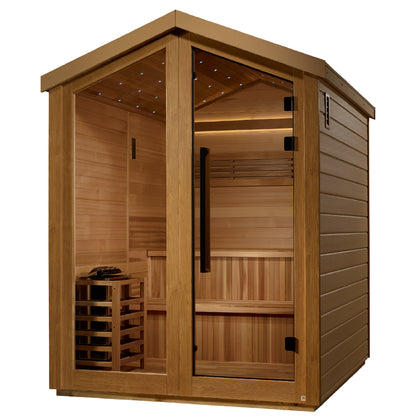 Golden Designs Kaarina 6 Person Outdoor Traditional Sauna