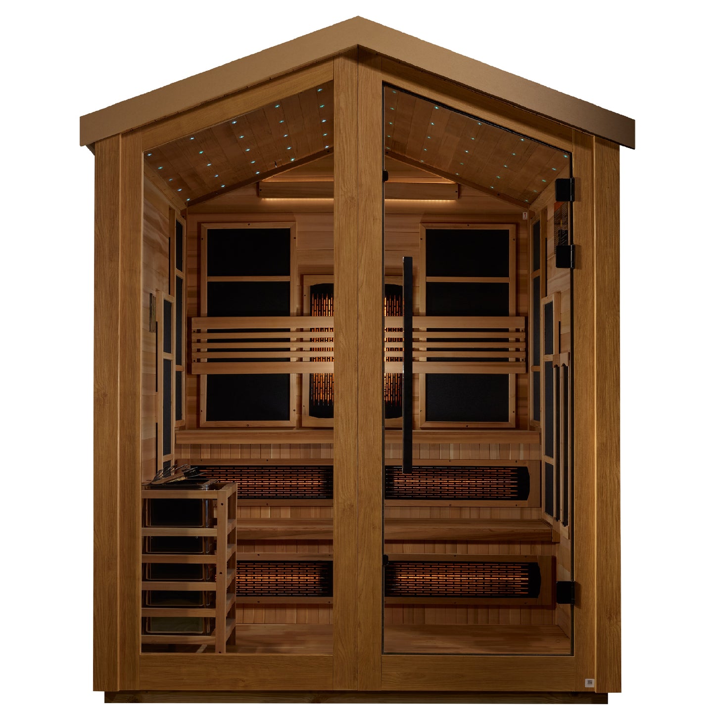 Golden Designs Kaskinen 6 Person Outdoor Hybrid Sauna