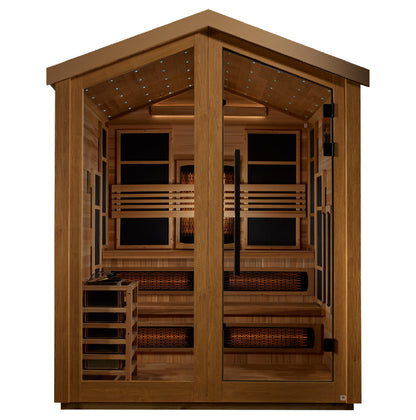 Golden Designs Kaskinen 6 Person Outdoor Hybrid Sauna