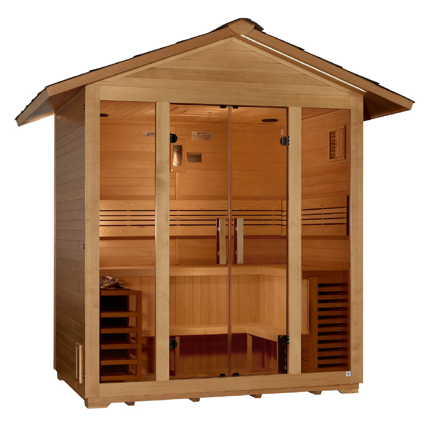 Golden Designs Vorarlberg 5 Person Traditional Outdoor Steam Sauna