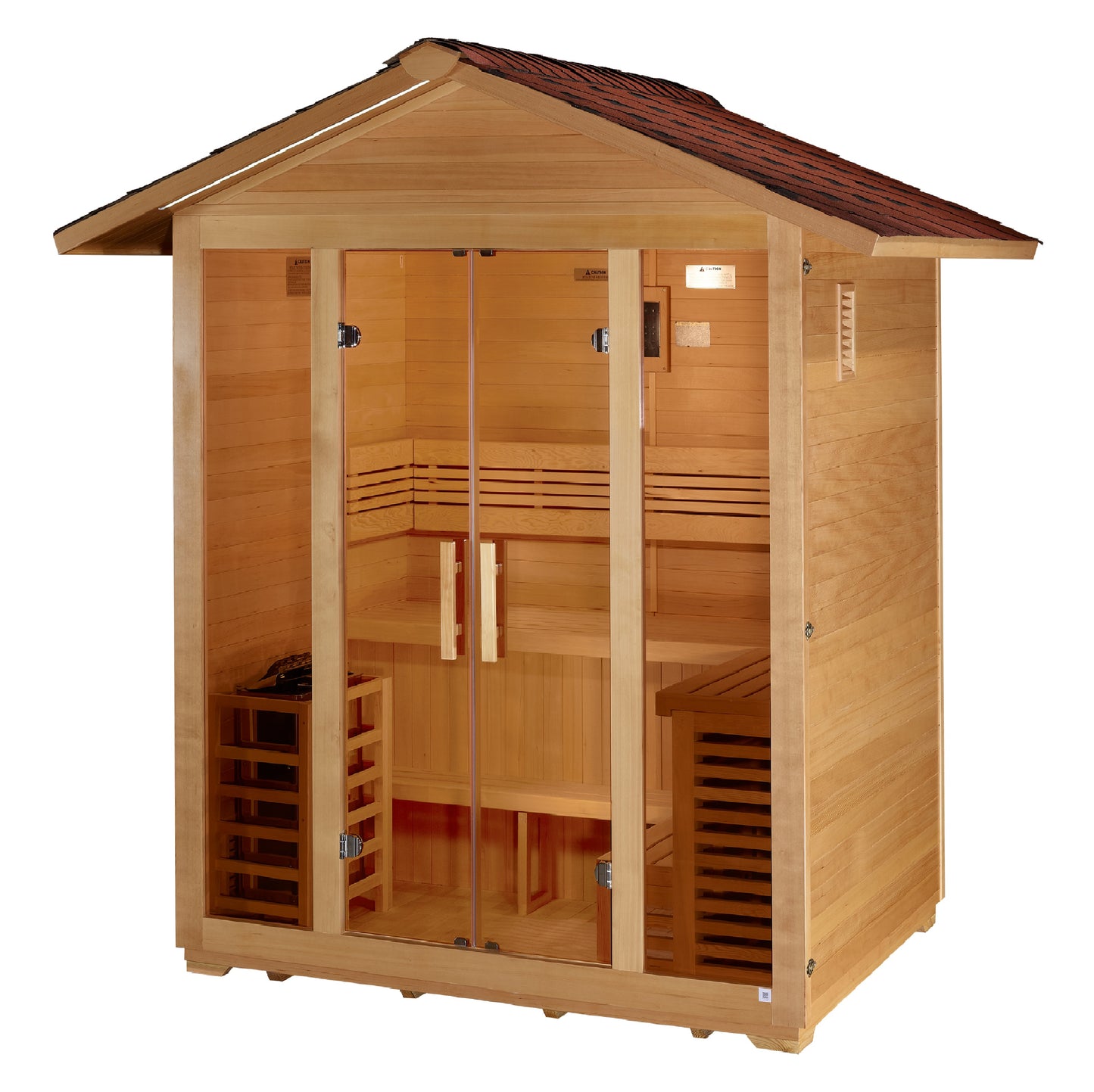 Golden Designs Vorarlberg 5 Person Traditional Outdoor Steam Sauna