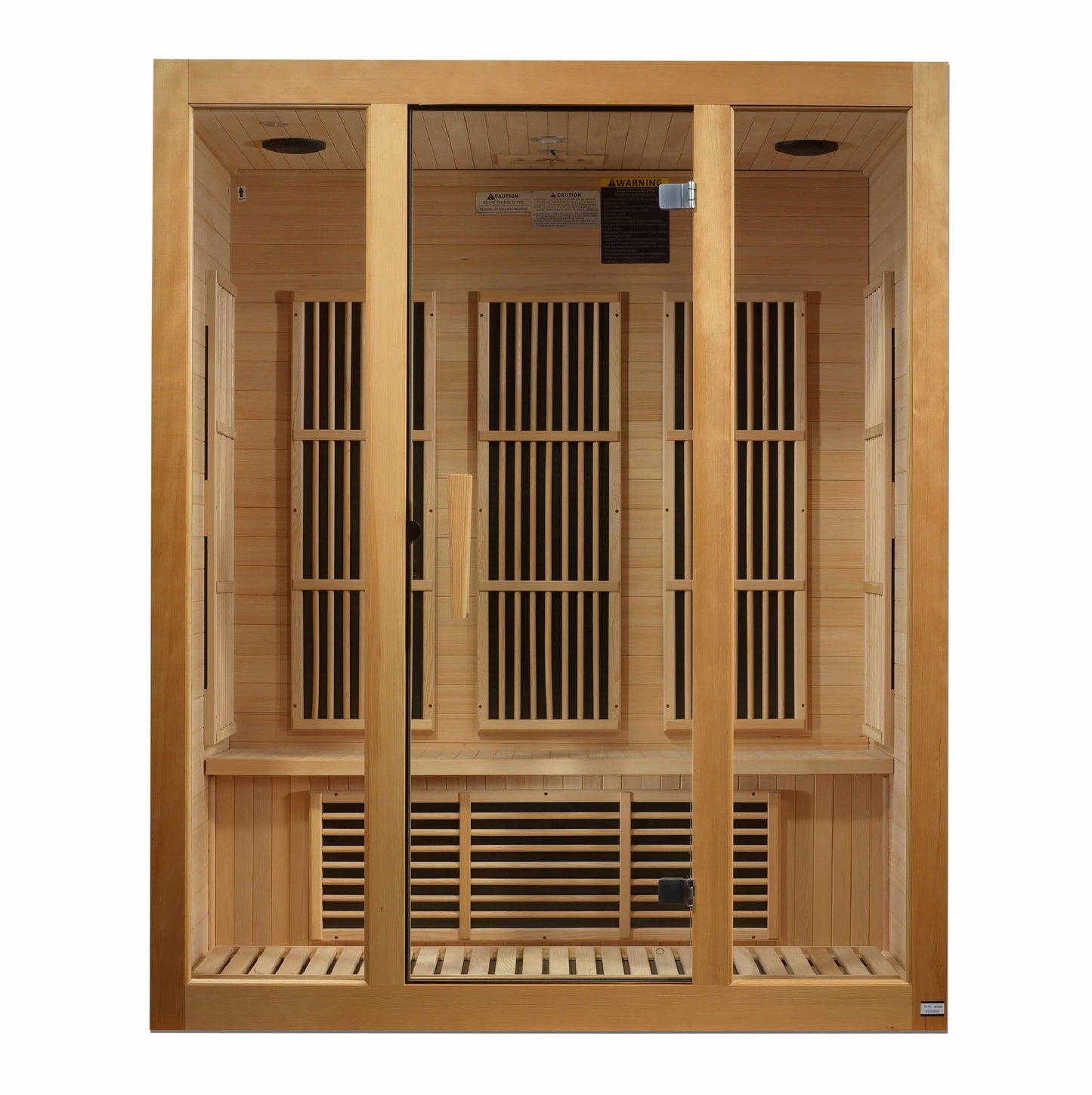 Maxxus Bellevue 3-Person Low EMF FAR Infrared Sauna (Canadian Hemlock) - EverVibe Life