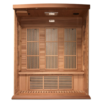 Maxxus Montilemar 3 Person Low EMF Far IR Sauna in Cedar