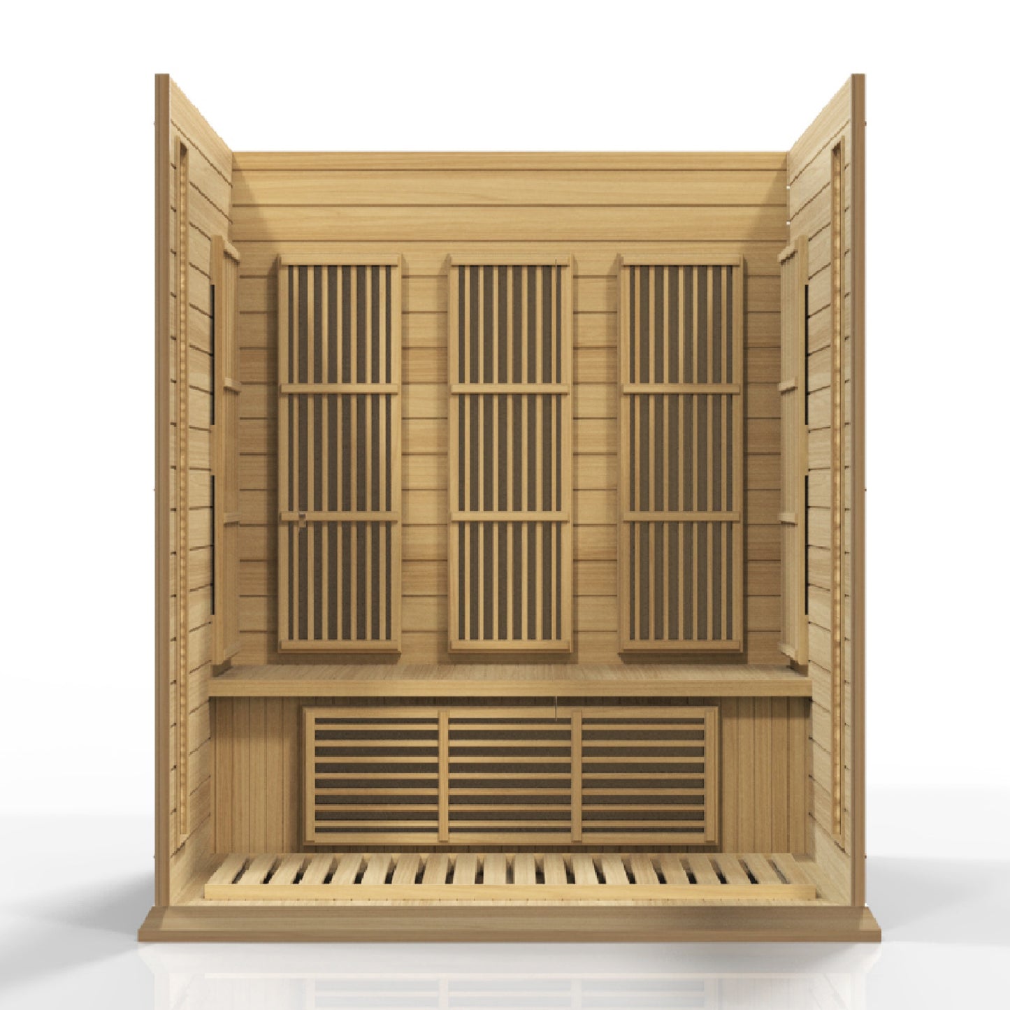Maxxus Montilemar 3 Person Low EMF Far IR Sauna in Hemlock