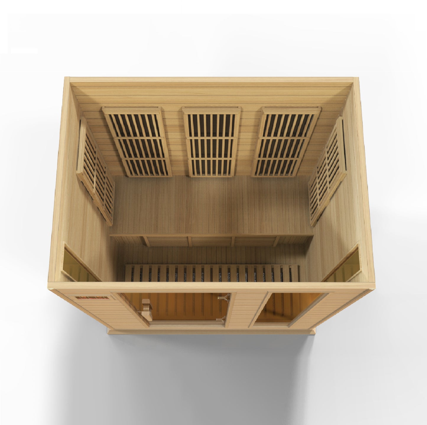 Maxxus Montilemar 3 Person Low EMF Far IR Sauna in Hemlock