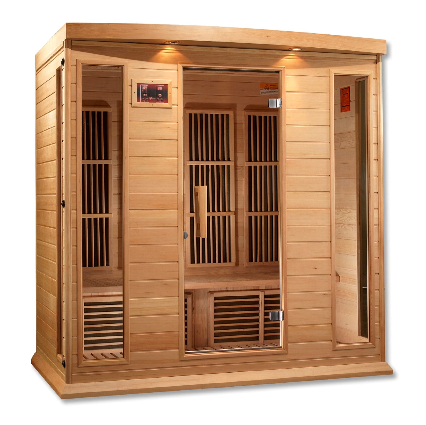 Golden Designs  Maxxus Low EMF FAR Infrared Sauna Canadian Hemlock