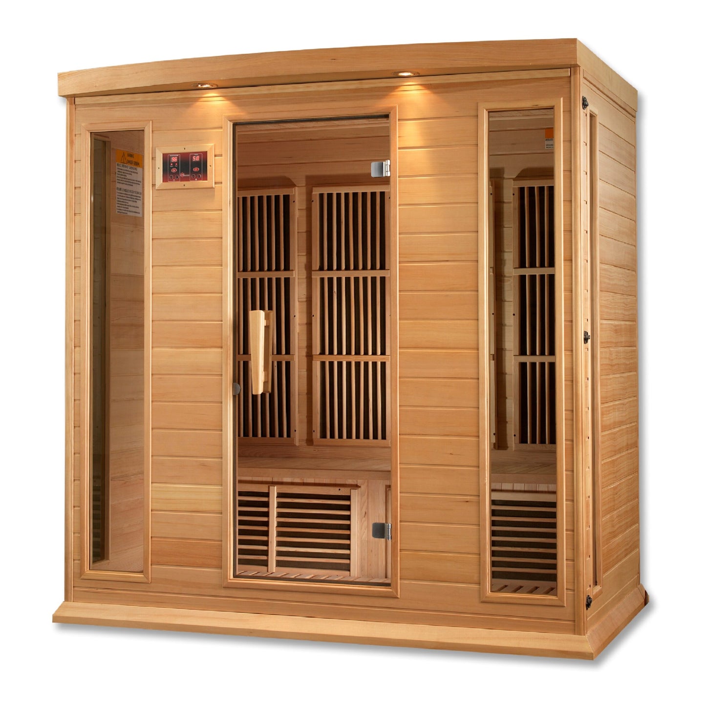 Golden Designs  Maxxus Low EMF FAR Infrared Sauna Canadian Hemlock