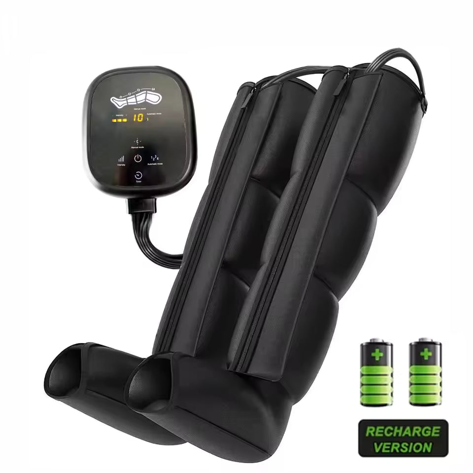 Wireless Leg Compression Massager Boots – Rechargeable Air Compression Recovery System