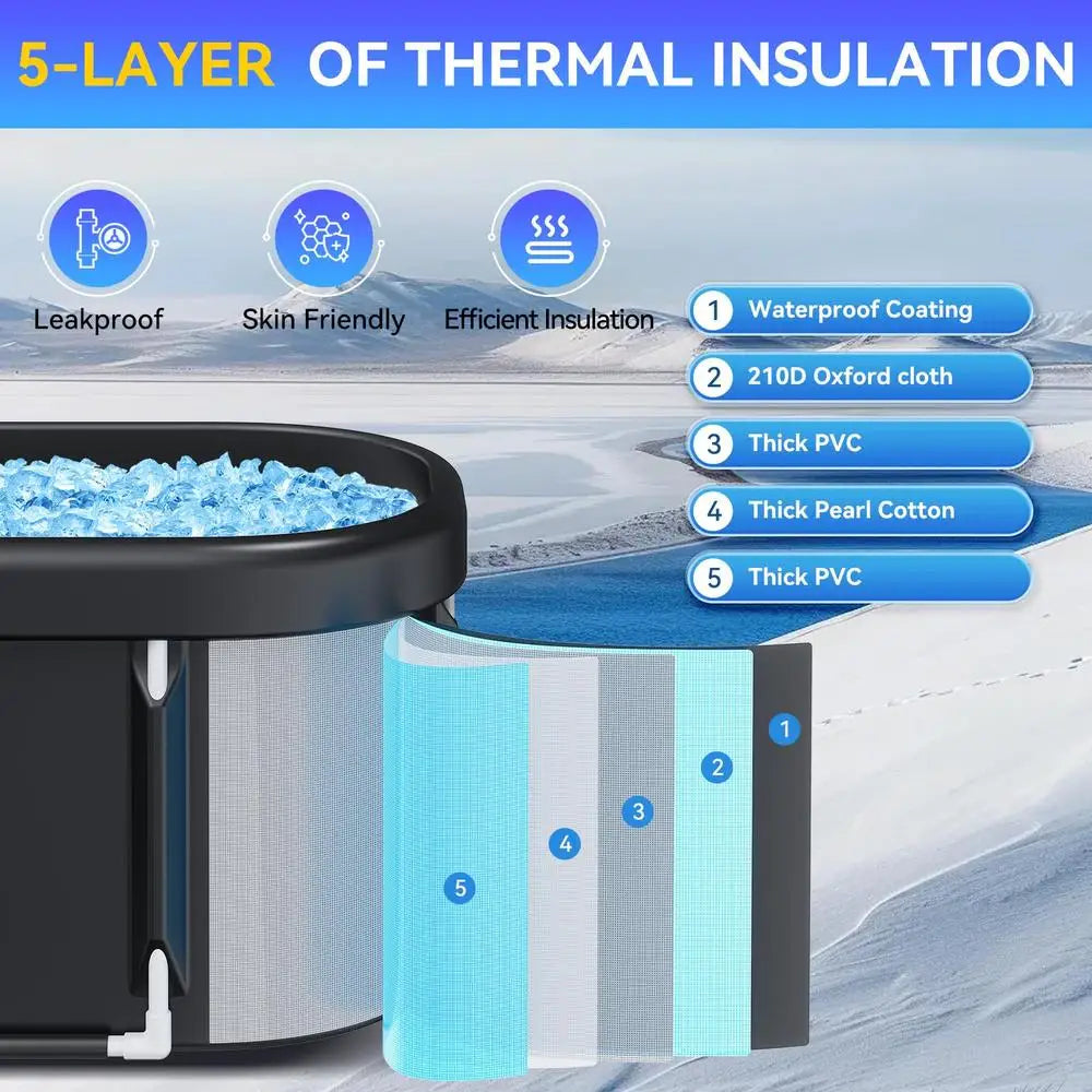 Oval Ice Bath Tub