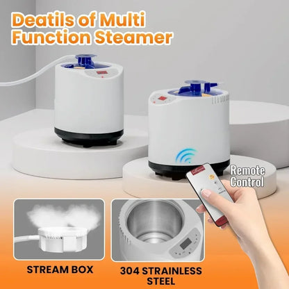 Spacious Double Steam Sauna