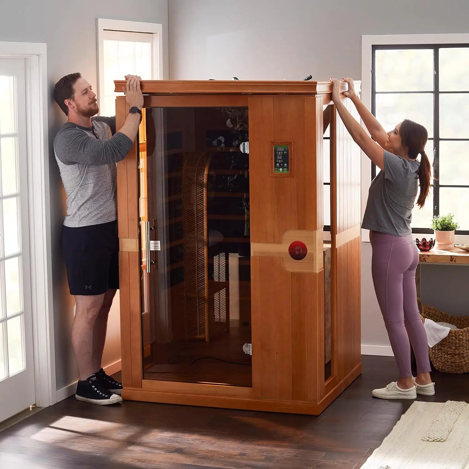 Luxury 2-Person Home Sauna 
