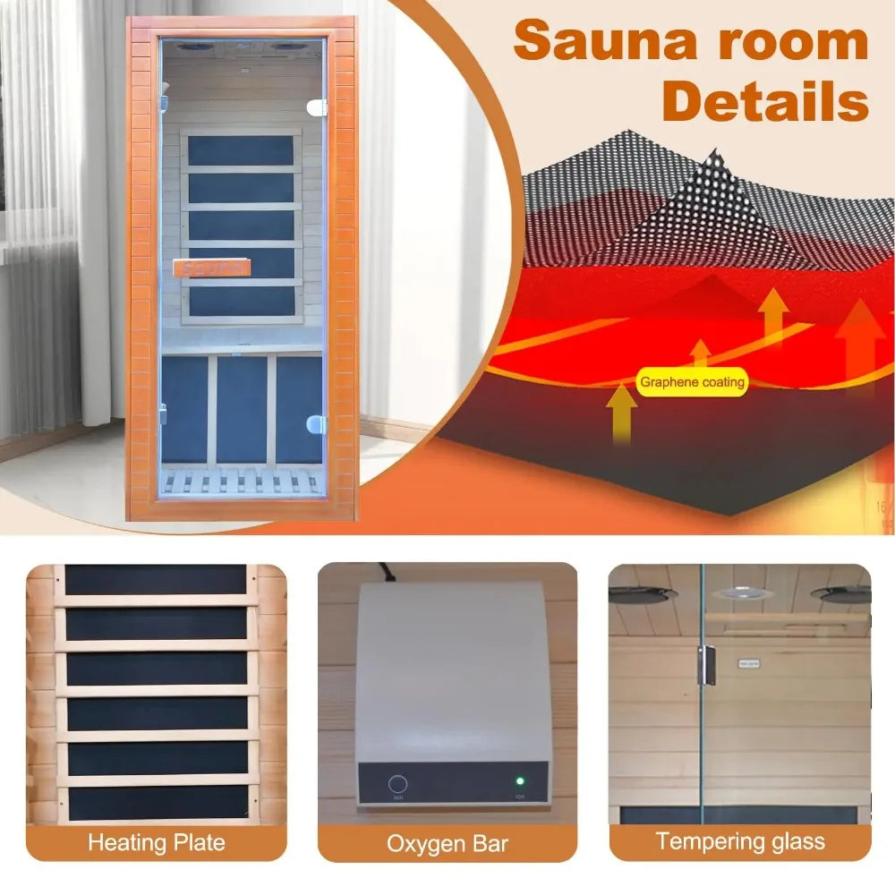 Premium Canadian Hemlock Infrared Sauna