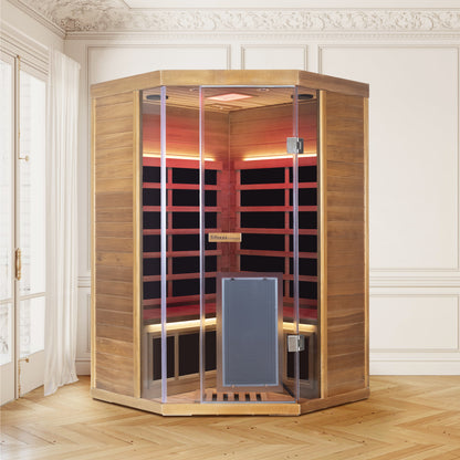 WizziSaunas SR07 2-3 Person Full Spectrum Infared Sauna