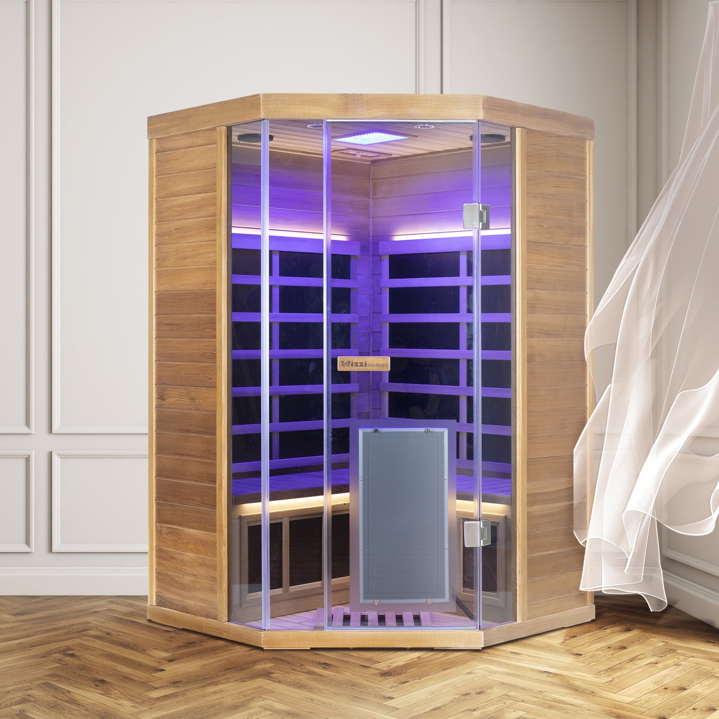 WizziSaunas SR07 2-3 Person Full Spectrum Infared Sauna