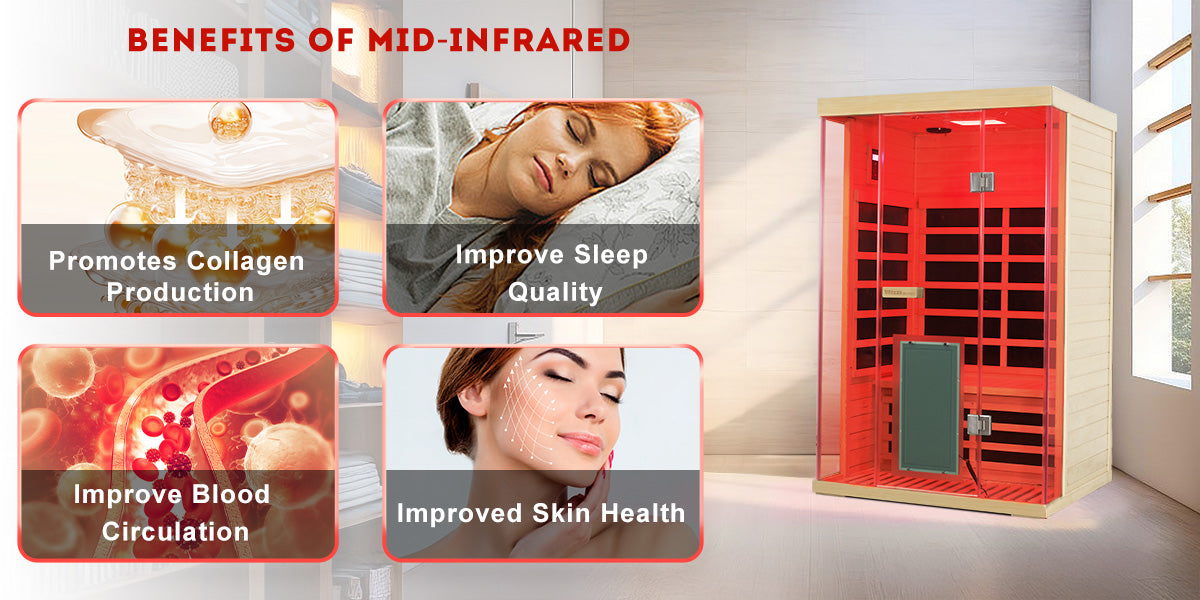 WizziSauna SH02 2-Person Full Spectrum Infrared Sauna (Hemlock)