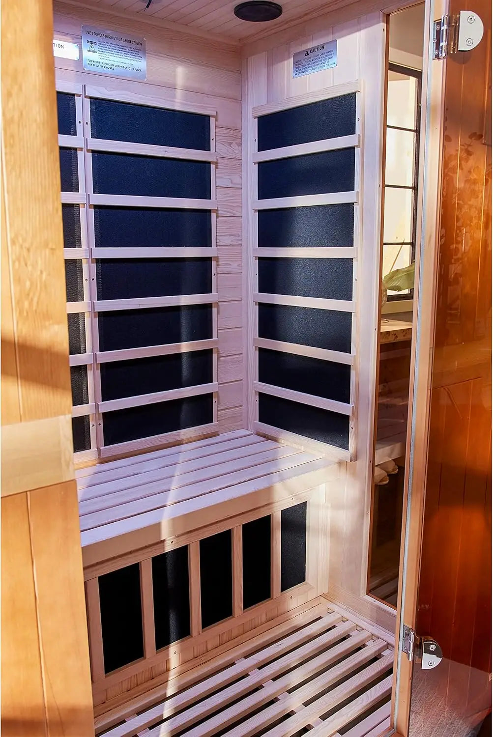 Luxury 2-Person Home Sauna 