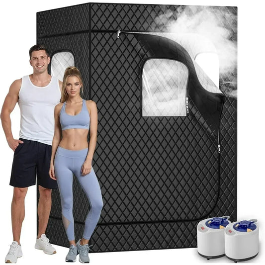 Spacious Double Steam Sauna