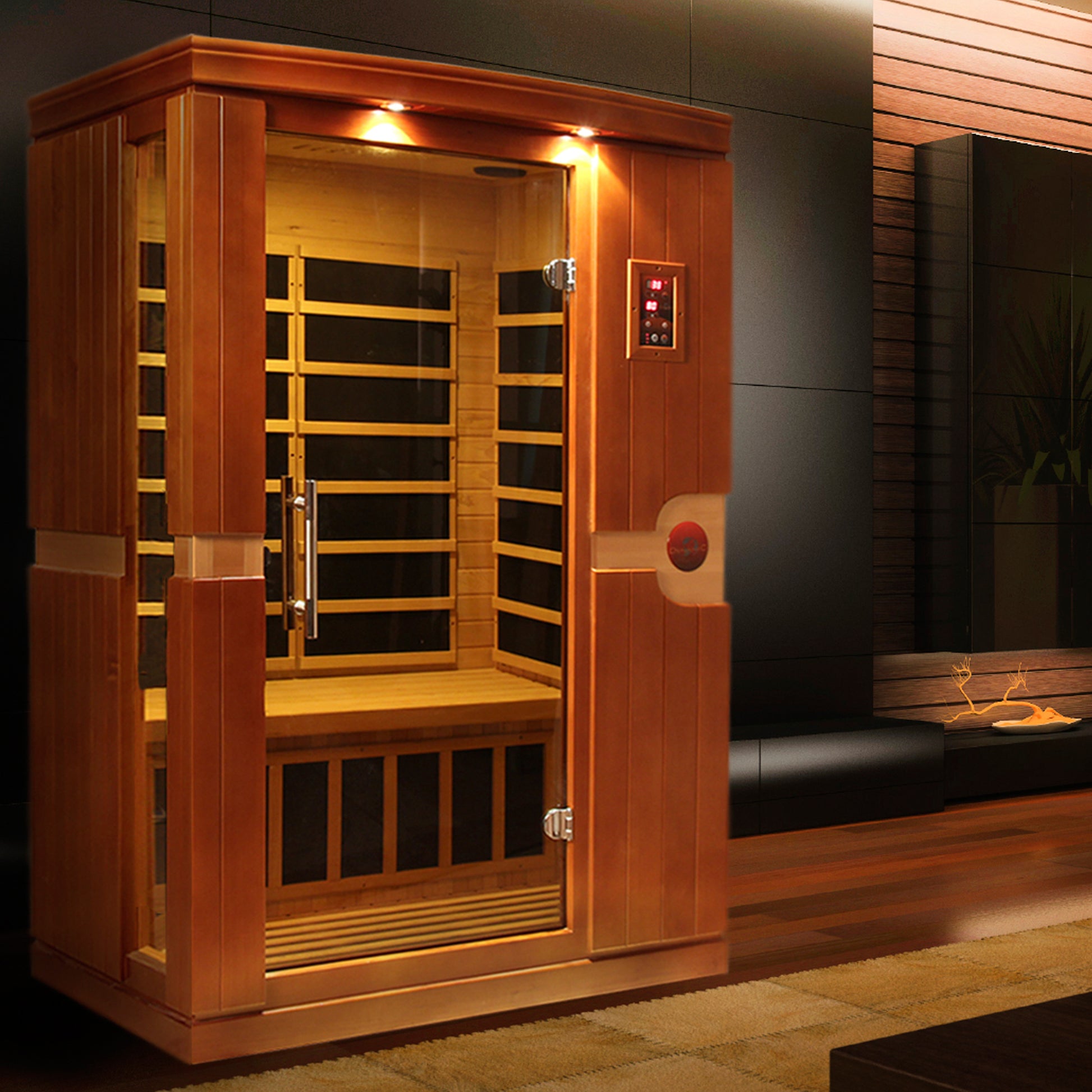 Dynamic Venice 2-Person Low EMF FAR Infrared Sauna (Canadian Hemlock).