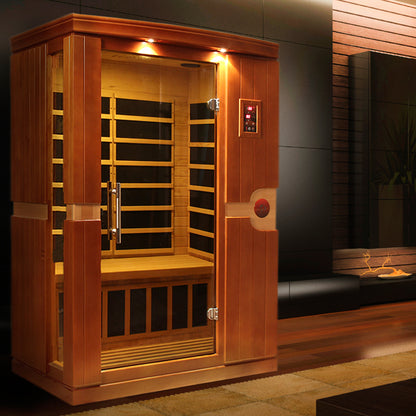 Dynamic Venice 2-Person Low EMF FAR Infrared Sauna (Canadian Hemlock).
