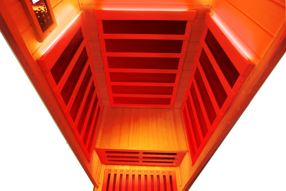 WizzaSaunas SH01 1-Person Full Spectrum Infrared Sauna (Hemlock)