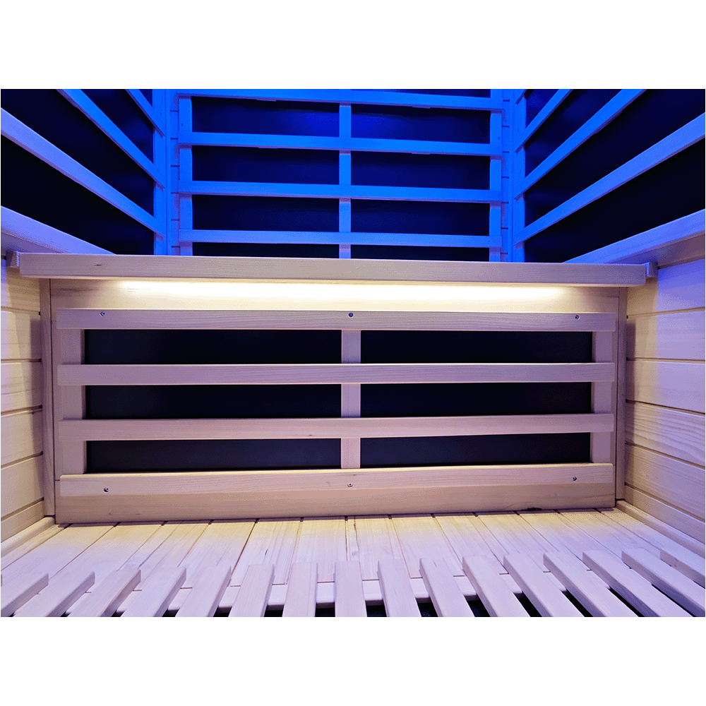 WizziSauna SH02 2-Person Full Spectrum Infrared Sauna (Hemlock)