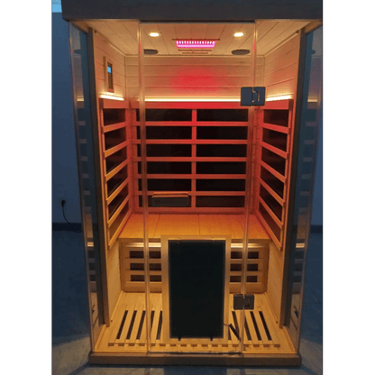 WizziSauna SH02 2-Person Full Spectrum Infrared Sauna (Hemlock)