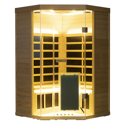 WizziSauna SH07 2-3 Person Full Spectrum Infrared Sauna (Hemlock)
