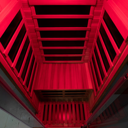 WizziSauna SR01 1-Person Full Spectrum Infrared Sauna (Red Cedar)