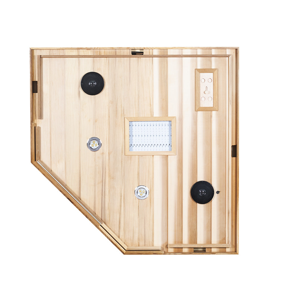 WizziSaunas SR07 2-3 Person Full Spectrum Infared Sauna